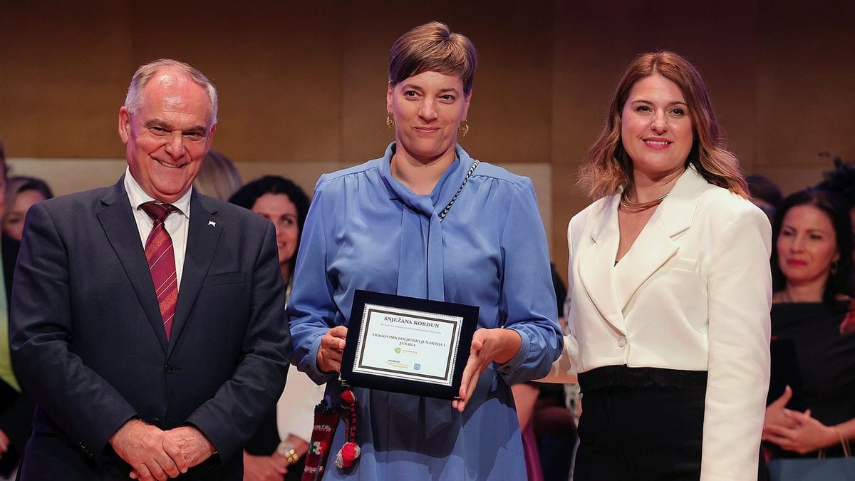 Snježana Kordun jedina dobitnica  dvostruke nagrade SDŽ!